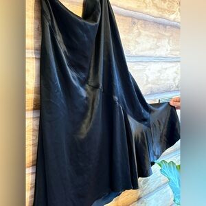 Belinda Ching Black silk skirt